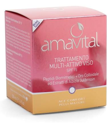  Oficine Cleman Amavital Age Comfort Multiactive Treatment Face Cream Spf 15 50 ml - Mature Skin - Buy Online on GoSupps.com