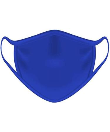 Riou Women's Blue Fabric Face Mask - Washable Reusable Breathable Dustproof Protection for Mouth & Nose - Buy Online on GoSupps.com
