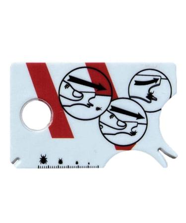 Portable Tick Remover Card with Magnifier Wallet-Sized Tick Removal Tool Pets Lice Catcher Tool Compact-Size Hiking Tick Remover Tick Bite Prevention Tool Identification Card Pets Lice