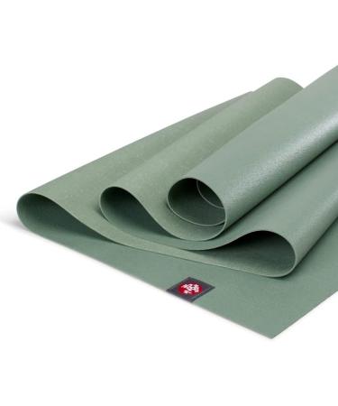 Manduka eKO Superlite Travel Yoga Mat - Lightweight & Durable | Non-Slip, 1.5mm Thick (71 x 24) - Leaf Green Color - Buy Online on GoSupps.com