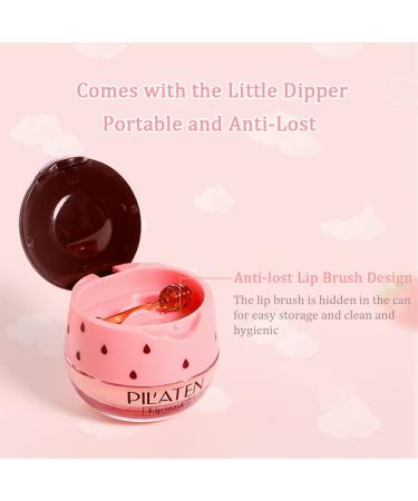 Shop Lip Plumper Set: Hydrating Lip Mask Gloss and Exfoliator - Strawberry & Ginger for Soft Luscious Lips - Buy Online on GoSupps.com