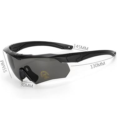 Aikertec Tactical Eyewear with 3 Interchangeable Lenses | Outdoor Glasses - Buy Online on GoSupps.com