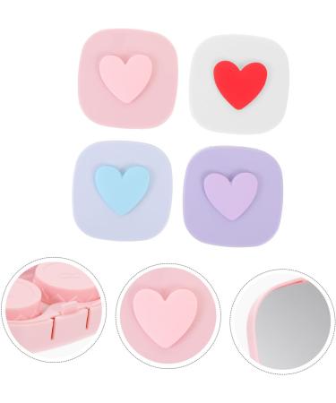 Solustre 4-Sentence Contact Lens Container Stylish Organizer Case for Glasses and Colored Lenses Perfect for Travel & Bags - Buy Online on GoSupps.com