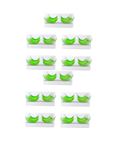 LALAFINA 2 Sets Exaggerated False Eyelashes Natural Mascara Artificial Eyelashes 5 Pairs*2