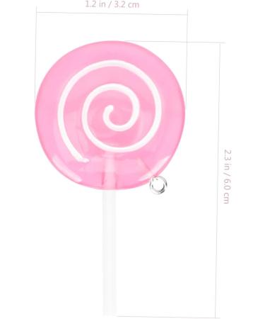 ibasenice 18 Pcs Lollipop Model Tree Hanging Ornaments Candy Cane Decoration Lollipop Props Miniature Landscape Decor Rainbow Swirl Lollipop Toys Models Plastic Child House Window 6X3.2CMx3pcs 1 - Buy Online on GoSupps.com