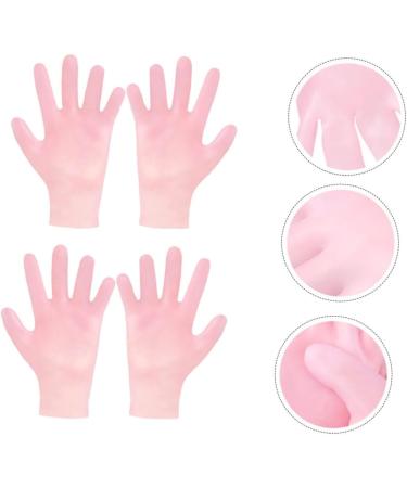 Healeved 2 Pairs Whitening Moisturizing Gloves Moisturizing Gel Gloves Healing Gloves for Dry Cracked Anti-Dry Gloves Moisturizing Hand Gloves Sokcs Pink Miss Sock Sun Protection Sebs - Buy Online on GoSupps.com