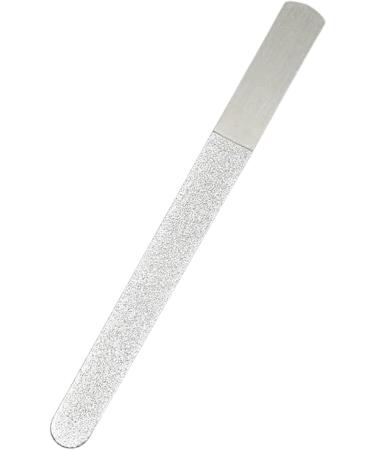 Files for Nails - Stainless Steel Finger Nail File Toenail File for Natural Nails Pedicure Tool Nail Care for Home Salon or Travel Use A-12 short - Buy Online on GoSupps.com