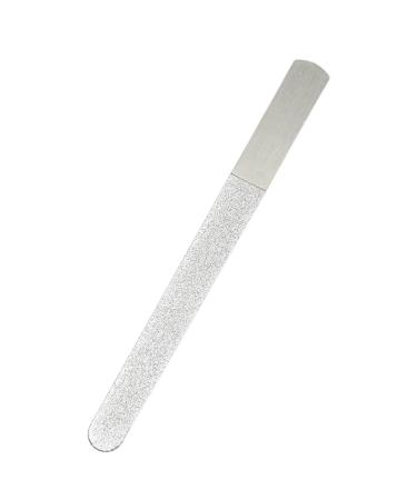 Stainless Steel Nail File - Stainless Steel Finger Nail File - Toenail File for Men and Women Manicure Tool for Home Salon or Travel Use Nail Care A-12 short