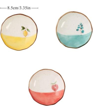 Fruit Bowl Snack Containers Dip Bowl Ceramic Soy Sauce Dishwashing Dish Condiment Soy Sauce Vinegar Sushi Appetizer Plate Or Condiment Breakfast Bowls (Color : C) (B) - Buy Online on GoSupps.com