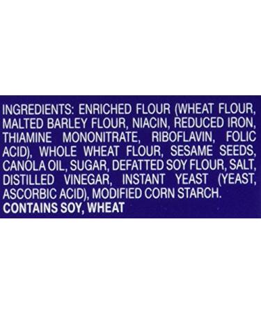 New York All Natural Flatbreads Sesame 5oz (Pack of 12) - Delicious & Nutritious Snack - Buy Online on GoSupps.com