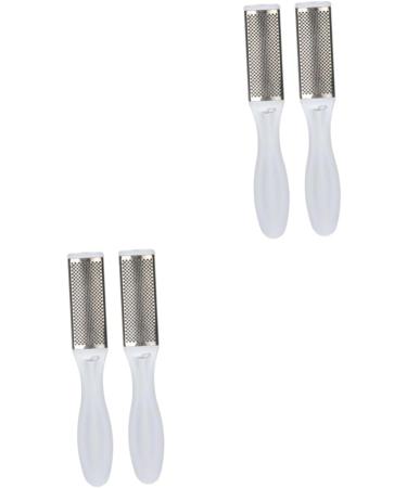 FRCOLOR 4pi ces P dicure Acier Inoxydable De Raspes Pour limination Des Callosit s Et Peau Durcie Pour Nettoyage Et Soin Blancx2pcs mediumx2pcs - Buy Online on GoSupps.com