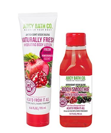 Juicy Bath 2 Piece Bath Smoothie and Lotion Set  Acai'd From It All