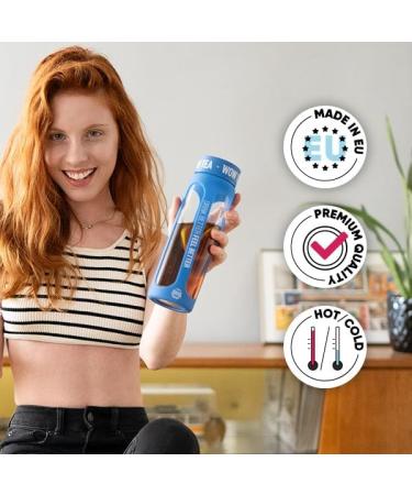  WOW TEA WOW TEA: Berry Detox Slimfit Tea Collagen and Blue Tea Infuser Bottle - Buy Online on GoSupps.com