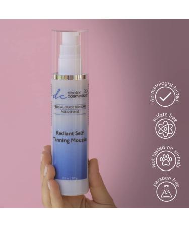 Radiant Self-Tanning Mousse | Natural Glow Bronzing Tanner | Lightweight 7.5 Oz for Flawless Sun-Kissed Skin | International Shipping Available - Buy Online on GoSupps.com