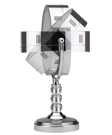 Conair Double-Sided Lighted Makeup Mirror - 1x/7x Magnification, Polished Chrome with Crystal Ball Stem - Buy Online on GoSupps.com