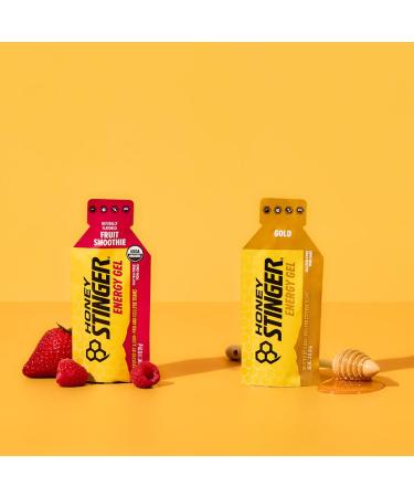 Honey Stinger Energy Gel Variety Pack 12 Packs Each of Gold and Organic Fruit Smoothie Gluten Free & Caffeine Free Sports Nutrition for Home & Gym Pre and Mid Workout Variety Pack - Gold and Fruit Smoothie 1.1 Ounce (Pack  - Buy Online on GoSupps.com