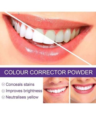 V34 Purple Teeth Whitening Powder - Stain Removal & Whitening Booster for Sensitive Teeth | Enhance Your Smile (1PC) - Buy Online on GoSupps.com