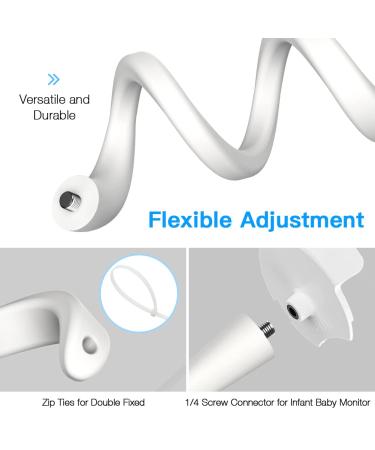 Shop Haster for Baby Sensense S2/V43 - Flexible Split Screen Baby Monitor Holder | Ideal for Children's Room & Baby Bed - Buy Online on GoSupps.com