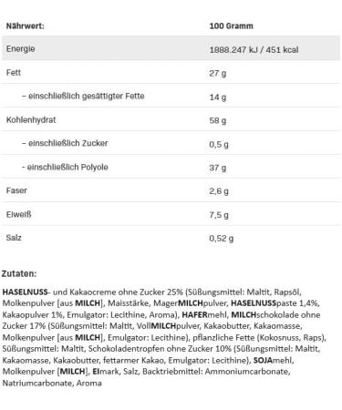 Allnutrition Nutlove Cookies Chocolate Chip 130G - Buy Online on GoSupps.com