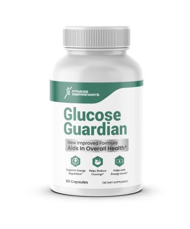 Fitness InspireWays Glucose Guardian HealthSupport Supplement Capsules - Sugar Guardian Dietary Supplements (60 Count)
