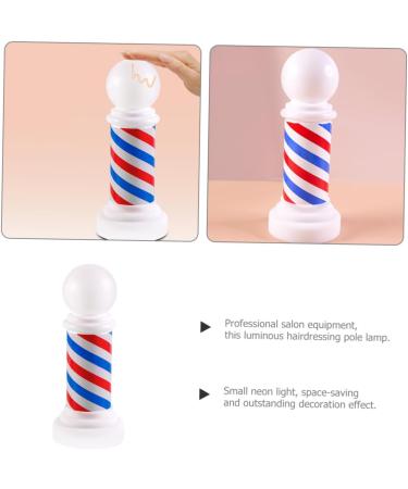 Healeved Delicate Barber Light Salon Pole Lamp Barber Supply Luminous Pole Luminous Barber Sign Hair Salon Pole Barber Poles Barber Shop Sign Reusable Barber Pole Barber Pole Light - Buy Online on GoSupps.com