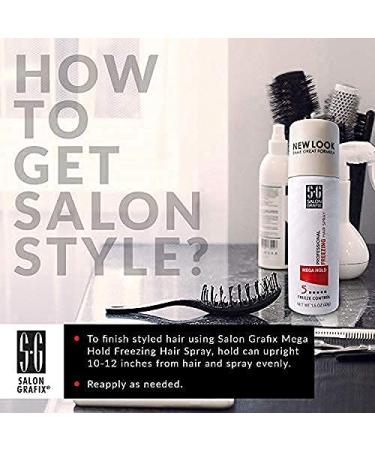 Salon Grafix Mega Hold Hairspray 1.5 oz - Freeze Control & Fast Drying Formula for Ultimate Hold & Shine - Travel Size Hair Spray for Dramatic Styles - Grape Scented (Pack of 1) - Buy Online on GoSupps.com