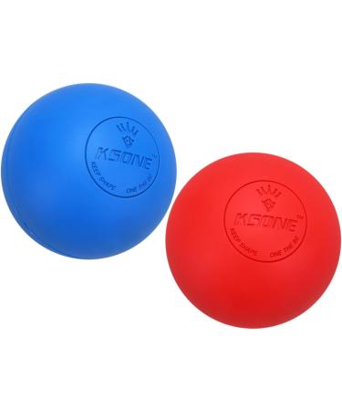 Solustrie 2-Pack Arch Massage Lacrosse Balls | Spiky Trigger Point Foam Roller & Back Roller | Yoga & Foot Massage Device | Perfect for Ice Hockey & Body Recovery - Buy Online on GoSupps.com