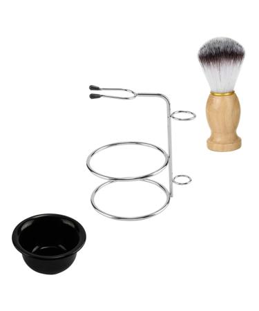 Minkissy 1 set of razor Brushes Water Tool Bartbrush Men Razor Blybar Bart Razor Set Men Face Brush Soap Shell Men Razing Set Book Rustproof Steel Razor Man