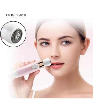 Electric Facial Hair Removal Set for Women - Painless Hair Trimmer for Eyebrows, Nose, Face, Body, Bikini - Rechargeable & Waterproof - Buy Online on GoSupps.com