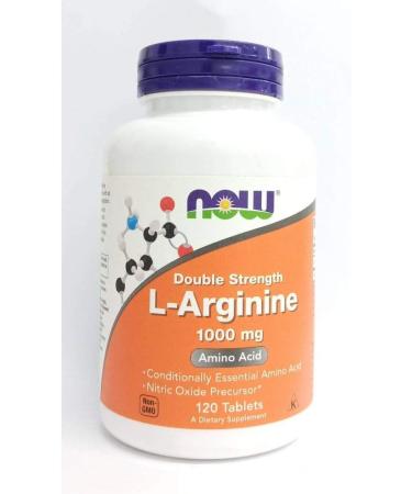 Now Foods L-Arginine 1000 mg - 120 Tabs 6 Pack - Buy Online on GoSupps.com