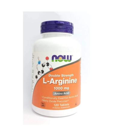 Now Foods L-Arginine 1000 mg - 120 Tabs 6 Pack