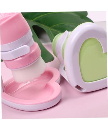 IWOWHERO 1pc Face Brush Cleansing Facial Brush Blackhead Scrubber Manual Facial Brush Facial Cleansing Brush Face Cleaning Brush Deep Cleaning Brush Makeup Brush Miss Fiber Wool Simple 11x8cm Green - Buy Online on GoSupps.com