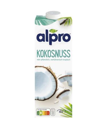 Buy 8x Alpro Coconut Drink Original with Rice - 0% Added Sugar 1L Each | Low Calorie | International Shipping Available - Buy Online on GoSupps.com