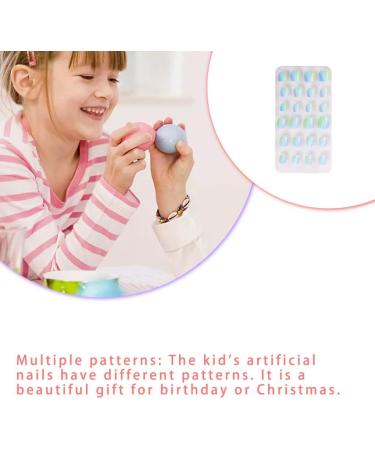 dijiusidy 1 Set Christmas Nail Wraps Cartoons Style Decor Adorable False Fingernails Children Removable Art Decals DIY Manicure PNT-16-07 - Buy Online on GoSupps.com