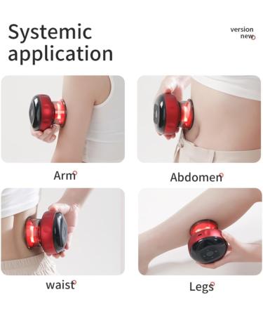 Smart Electrical Cupping Set - Red Light Therapy Device for Neck & Body | 12 Corridor Cupping Massager - Buy Online on GoSupps.com