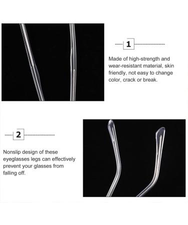 Lurrose Universal Glasses Accessories - Metal Ears & Brackets for Sports Glasses Replacement | Optimized for Men & Women - Buy Online on GoSupps.com