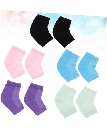 Housoutil 5 Pairs Resilience Elastics Gel Heel Socks Anti-Cracking Socks Moisturizing Socks Feet Moisturizer Socks Putting Lotion in Sock Heel Anti-Crack Socks Ankle Socks Gel Socks Non-Slip - Buy Online on GoSupps.com