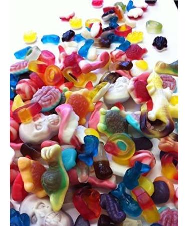 Jelly Pick And Mix Sweets - 1KG Bag - Jelly Mix - Assortment Of Gummy Jelly Pick n Mix Party Sweets - Candy Cart - Sweet Table