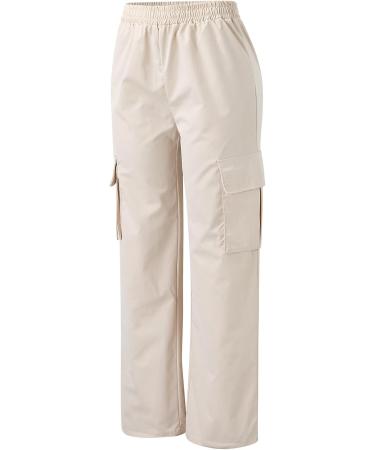 Shop Y2K Women s Parachute Cargo Pants | Vintage 90s Baggy Streetwear | Lang Locky 09 Beige L - Buy Online on GoSupps.com