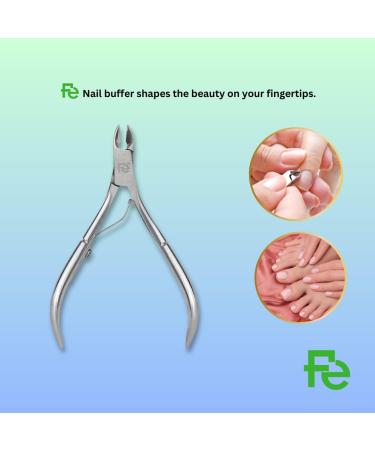 EFE Stainless Steel Cuticle Nipper Silver Professional Grade Ambidextrous 40.0 grams Scissors - Buy Online on GoSupps.com