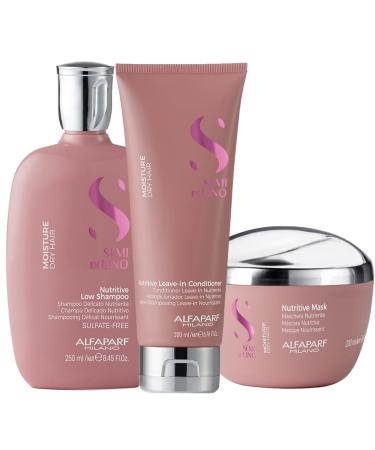 Alfaparf Milano Semi Di Lino Moisture Nutritive Trio Set