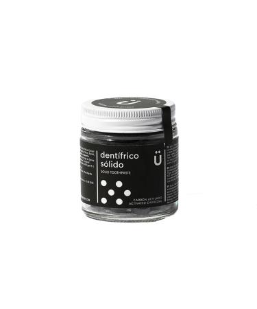SOLID TOOTHPASTE activated charcoal with natural whitening effect Mint lemon 165 gr