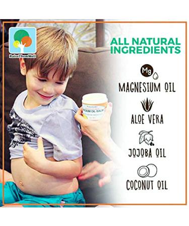 Raise Them Well Kid Calming Magnesium Oil Balm | 4 fl oz - Buy Online on GoSupps.com