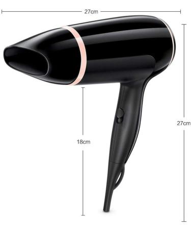 ADITAM Negative Ions Ceramic Hair Dryer with Diffuser Attachment Ionic Blow Dryer Quick Drying Double The Comfort - Buy Online on GoSupps.com