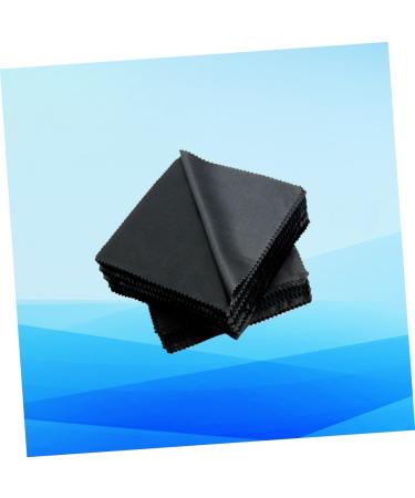 FOMIYES 100pcs Black Cleaning Cloths for Glasses & Lenses - 15x15cm - Premium Lens Cleaning Solution - Buy Online on GoSupps.com