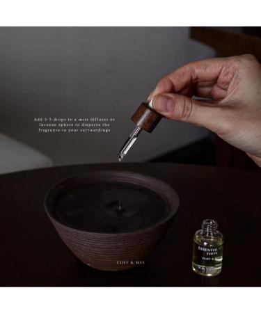 Cliff & Max Earth Essential Oil - 100% Pure Vegan Organic Aroma for Meditation Yoga & Self-Care | 10ml - Buy Online on GoSupps.com