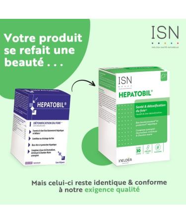 ISN - Ineldea Sant Naturelle Duo D tox & Bien- tre - Hepatobil + Detox Colon - Contribue au bien- tre g n ral - Participe la purification du foie et du c lon - Cure 30j 2 unit (Lot de 1) - Buy Online on GoSupps.com