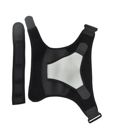 Mobestech 1pc Shoulder Pads Breathable Shoulder Strap Shoulder Brace for Sleeping Shoulder Injuries Sleeve Shoulder Stabilizer Brace Injury Posture Pu Adjustable Compression Strap Fitness