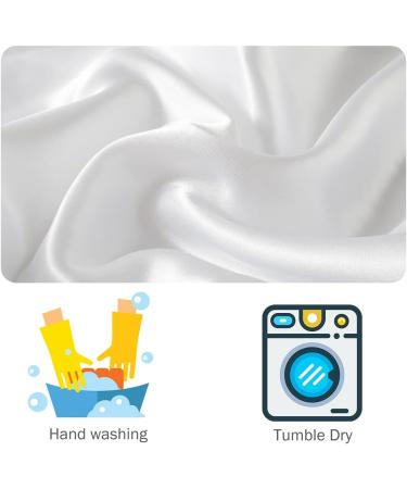 Luxury Handbag Storage Bags - Set of 5 White Silk Pouches with Drawstring - Buy Online on GoSupps.com