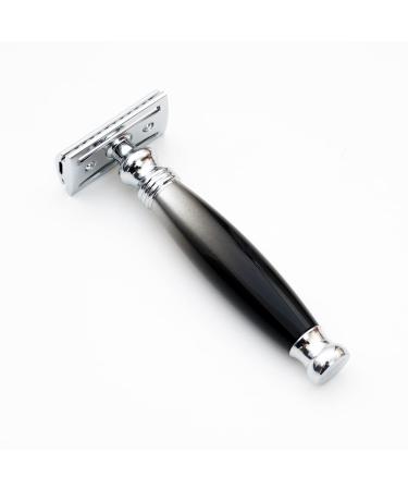 FREED Double Edge Safety Razor - Premium Baking Finish Alloy Handle & 10 Japanese 6Cr13 Stainless Steel Blades - Perfect Gift for Men & Fathers - Buy Online on GoSupps.com